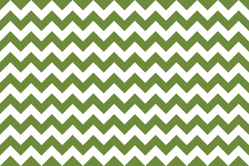 DarkOliveGreen and white color Zig zag seamless pattern.