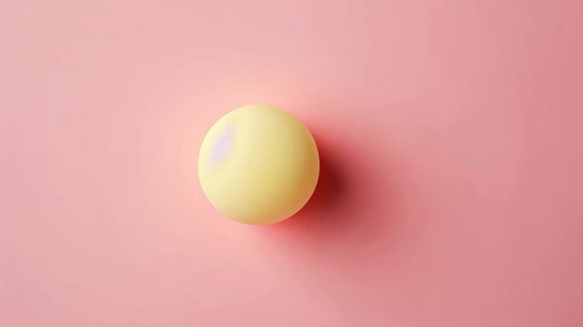 Egg growth concept in time lapse with yellow painted egg on pink background for easter