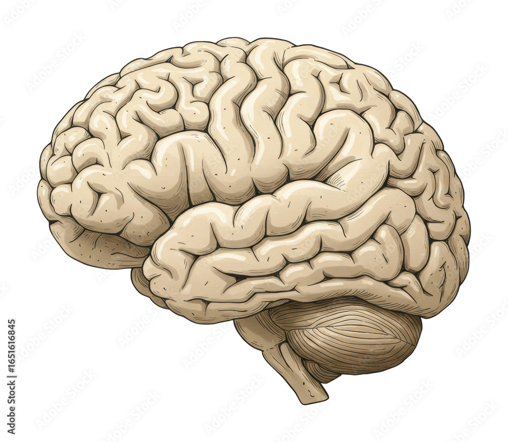 Poster exploring brain function and anatomy science lab infographic educational environment cognitive conce