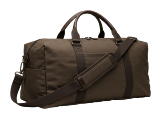 Travel gear action stylish duffle bag for adventure seekers outdoor product focus lifestyle isolated on transparent background