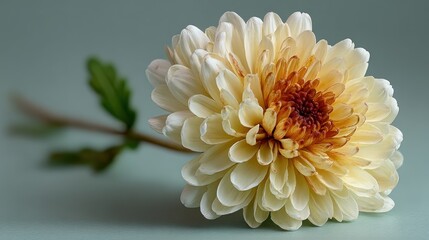 Delicate Pastel Chrysanthemum in Soft Focus