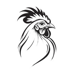 rooster vector illustration