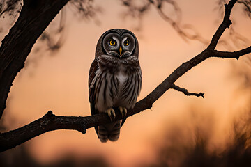 Owl on a Branch