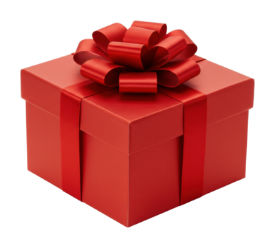 Celebratory gift box indoor setting product holiday vibes festive concept for seo impact isolated on transparent background