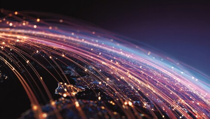 Global network of light trails (1)