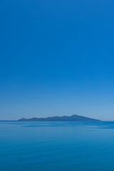 Obraz premium ニュージーランド パエカカリキ・エスカープメント・トラックから見えるカピティ島