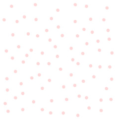 ピンクのドット柄のポップな背景