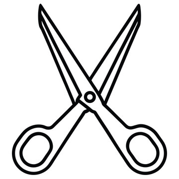 Scissors clip art preview