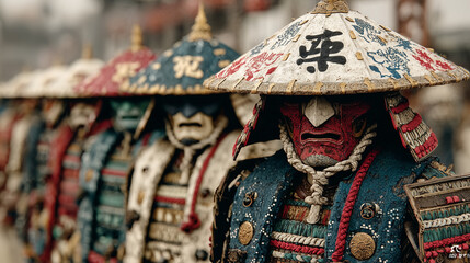 Obraz premium Epic Tale of 47 Ronin Revenge - Japanese History 