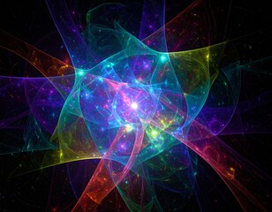 Fototapeta premium Nanobots Creating Crystal Lattice