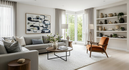 Fototapeta premium living room interior