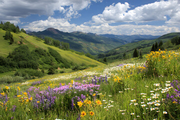 Obraz premium Colorado Wildflower Meadow