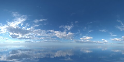 Obraz premium Panoramic hdr sky reflections nature 360 degree