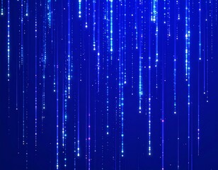 Abstract digital rain