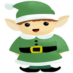  Christmas angel and elf