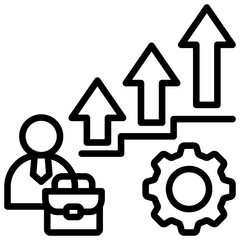 Obraz premium Career Development Icon