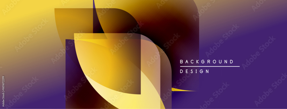 Poster abstract dynamic composition. gradient colors blend, creating flowing shapes. modern design element 