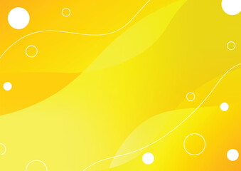 Abstract Yellow Wave Background Design.