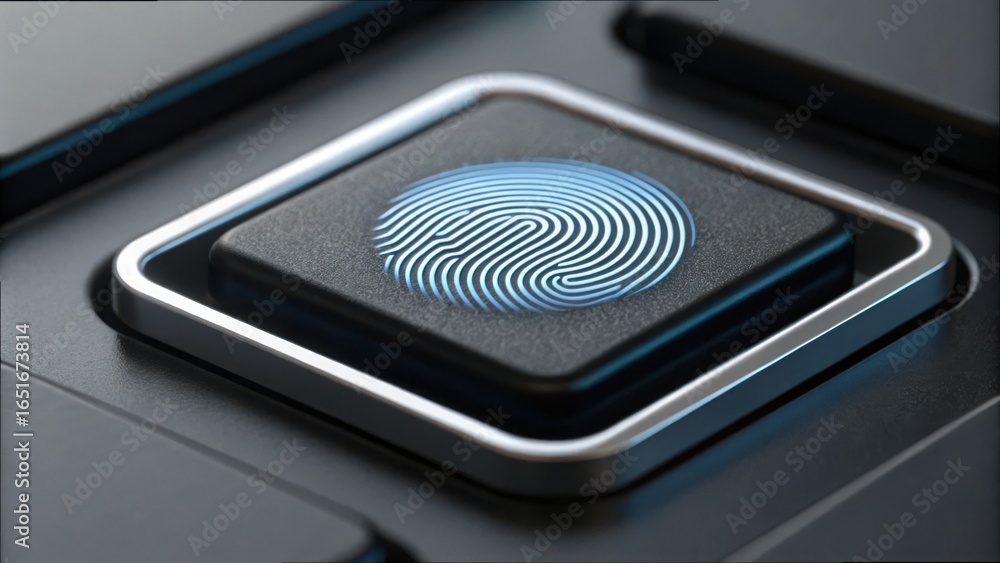 Poster advanced fingerprint sensor with touch focus and high precision design