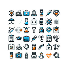 Healthcare Icons set