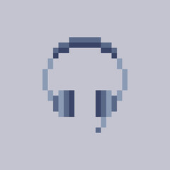 Obraz premium headphone in pixel art style
