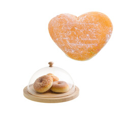 donut with flour