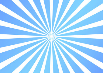 Blue and White Radial Burst Background Design.