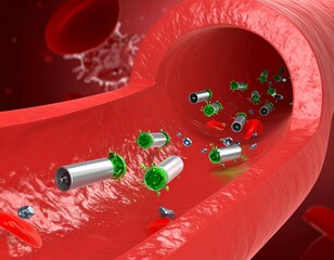  Nanobots Cleaning Arteries