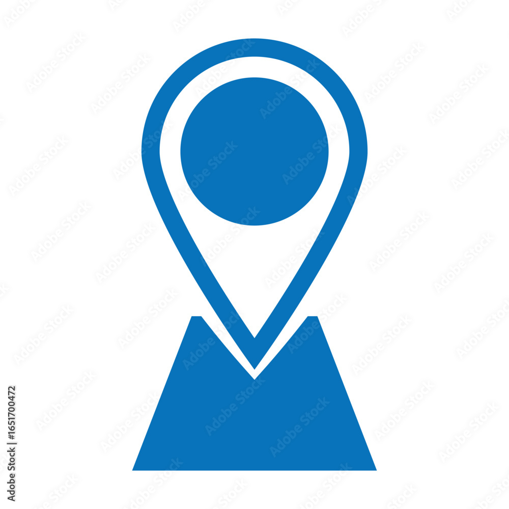 Poster location or map pin icon symbol. location pointer. geolocation gps tag icon. mark location, location