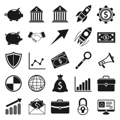 set of icons