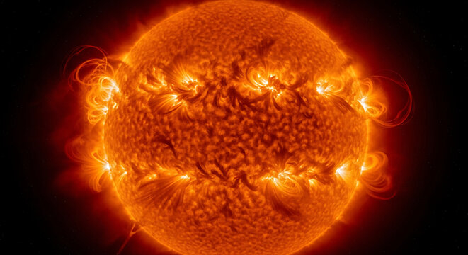 Solar Dynamics Observatory A Stunning View of the Sun's Fiery Surface