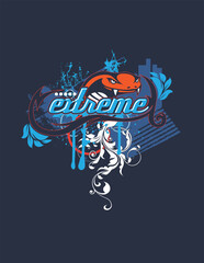 vector illustration of an abstract background