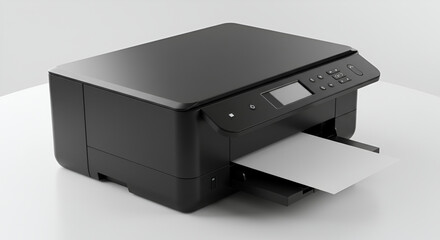 black plastic box isolated