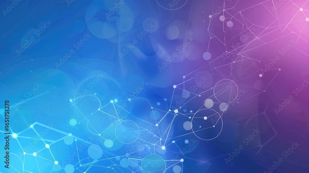 Poster abstract of blue light particle effect in digital technology design. seamless modern art of futurist