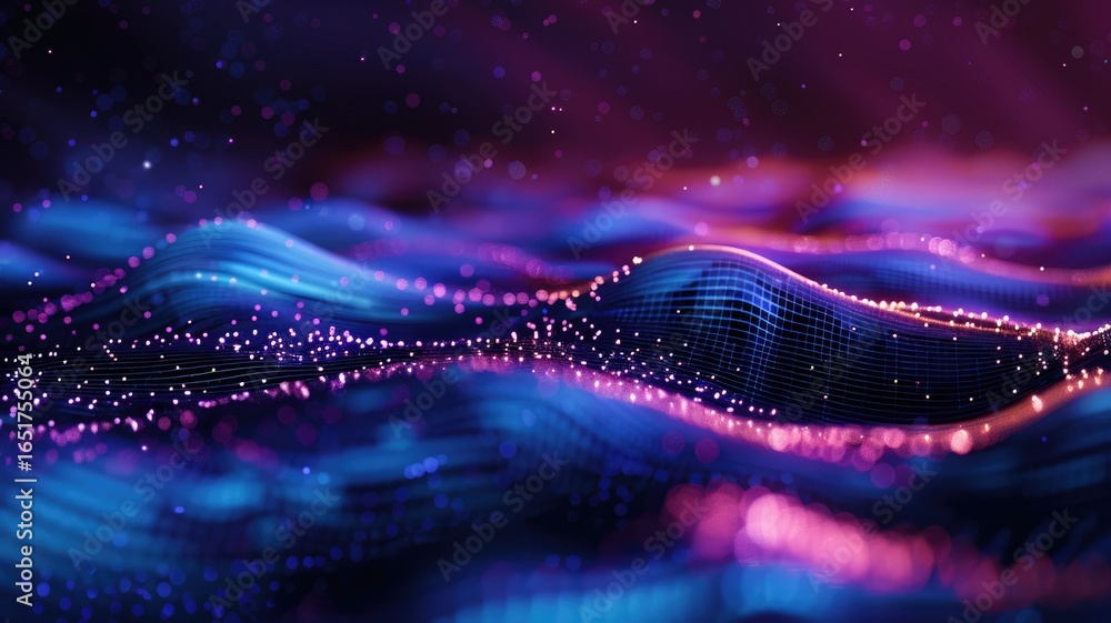 Poster abstract vivid color wave express and emphasize energetic signal. seamless texture of vividness curv