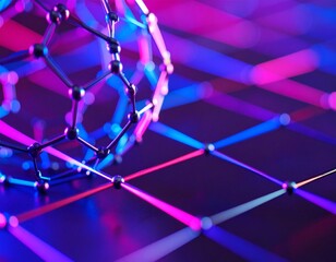 Glowing Nano-Molecular Sphere
