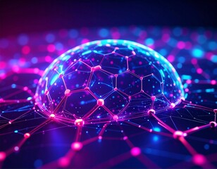 Glowing Nano-Molecular Sphere