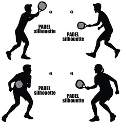 padel silhouette 2