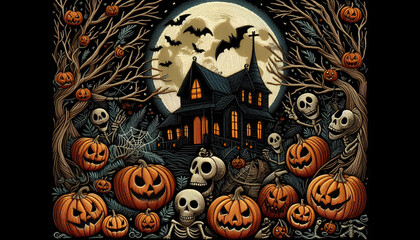 Halloween Embrodery Deigns