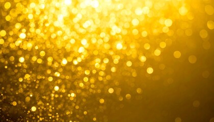 Sparkling gold bokeh background creates a luxurious and festive atmosphere for celebrations and special events.