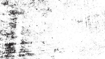 Black and White Grunge Distressed Texture Overlay Background