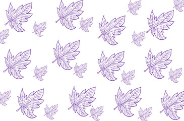 Fototapeta premium Leaf pattern (yellow)