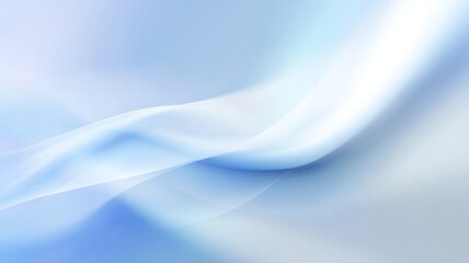 Soft abstract blurred background with smooth white and blue tones, minimal clean texture for business, medical, office, technology, and modern professional design concepts
