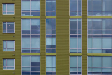 green office building exterior 