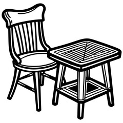  chair isolated on white