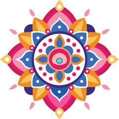 Intricate durga puja rangoli patterns for festive celebrations