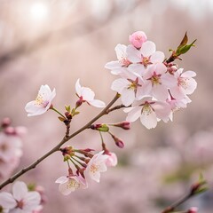 Obraz premium cherry blossom in spring