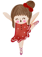 little girl with a toy