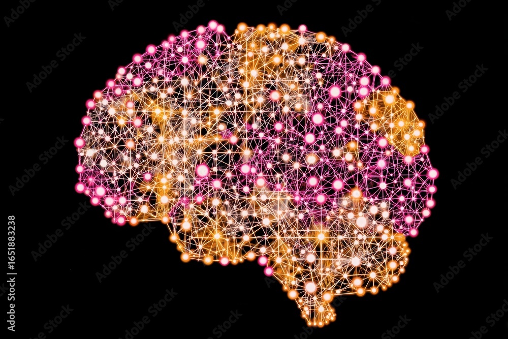 Poster x-default abstract brain network, artificial intelligence, neural network, connectivity, technology