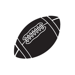 Dynamic handball player silhouette icon for sports and games